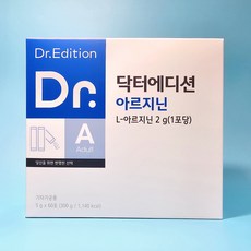 닥터에디션 아르지닌 60포, 60회분, 300g, 1개 60회분, 5g, 60개