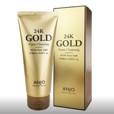 앙쥬 24K 골드 폼클렌징 180ml, 1개