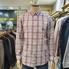 올젠 올젠 NC10 겨울 면소재 심플체크셔츠 ZOA4WC1303LBE (6236930)