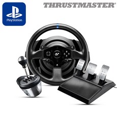 트러스트마스터 T300 GT 레이싱휠 TH8A 쉬프터 패키지(PS5 PS4 PC용) T300, 1개