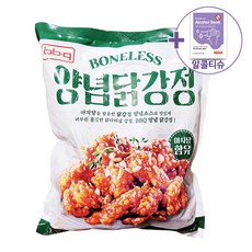 코스트코 BBQ 양념 닭강정 1.2KG [아이스박스] + 더메이런알콜티슈, 1개