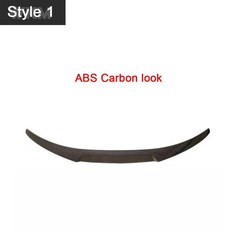 BMW 3시리즈 F30 F80 M3 세단 12-18년형 리어 트렁크 스포일러 윙 블랙 Carbon look 2, Carbon look 1