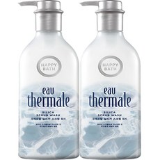 해피바스 오떼르말 실리카 스크럽 워시 650ml 바디워시, 2개, 650g