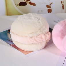 마카롱 길이조절 접이식 털귀마개 보온 방한귀도리
