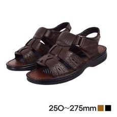 클래식 디자인 고퀄리티 남성 캐주얼 편한샌들 소가죽 ajh*4774XH