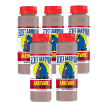 Secret Aardvark Habanero Hot Sauce | Made with Hab 시크릿 아드바크 하바네로 핫소스 | 하바네로 고추와 로스트 토마토로 만든 | 비GMO, 236ml, 5개