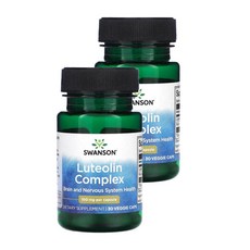 스완슨 루테올린 컴플렉스 100mg 30캡슐 2팩 Swanson Luteolin Complex, 30개, 2개