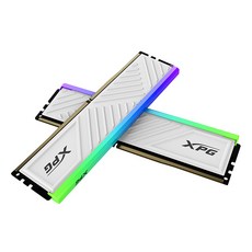 [공식수입사] ADATA XPG DDR4-3600 CL18 SPECTRIX D35G RGB 화이트 패키지 (16GB(8Gx2)), AX4U36008G18I-DTWHD35G - 3600x