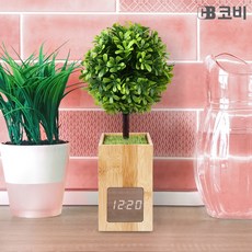 코비 대나무 LED 알람시계 BL60