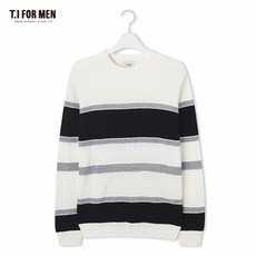 티아이포맨 패턴 스웨터 M172MSW406M1WH5
