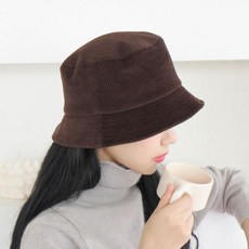 INHAT 골덴 버킷햇 코듀로이 벙거지 가을겨울