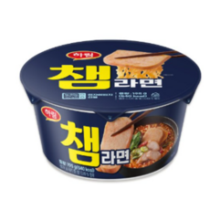 하림 챔라면 컵 195g, 12개