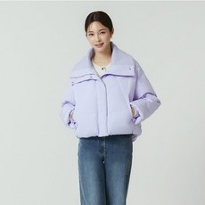 잇미샤 니트 카라 구스다운 숏패딩