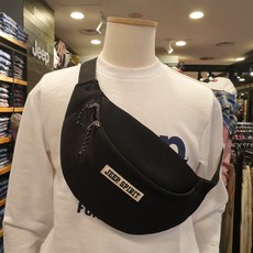 지프 남여공용 지프로고 매쉬 힙색 JJ2GAU514