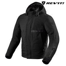 레빗 몬태나 H2O 자켓 / REV'IT MONTANA H2O JACKET / 방수 탈부착 보온 내피 보호대 내장 오토바이 자켓, 블랙