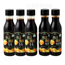 [로코스샵] 100% 하동 자연 발효 숙성 청매실청 황금매실 매실청 맛간장 만능간장