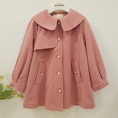 페리미츠핑크체크코트