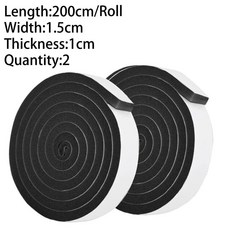 롤 윈도우 씰링 포장 스트립 무드 분위기 문짝 이음새 방음 방풍, 2.1.5CM 2Rolls