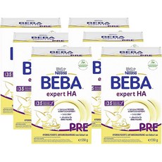 BEBA EXPERT 베바 엑스퍼트 HA 프레 550g 6팩, 6개