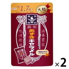 모리나가제과 큰알갱이 팥카라멜 132g X 2봉세트 일본캐러멜 일본카라멜 일본간식, 2개