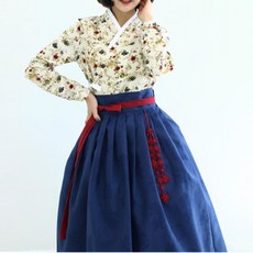 황진이치마 특별한날 네이비 기생한복 칠순잔치