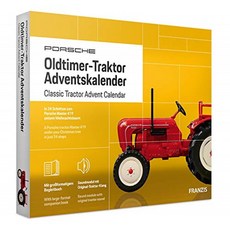 FRANZIS Porsche Tractor Advent Calendar 2020 | 크리스마스 트리 아래 빈티지 트랙터에 24 단계 | 14, 단일옵션