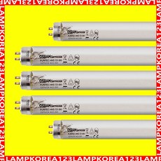 OSRAM G6T5 6W 자외선발산 대기정화 공기살균 램프