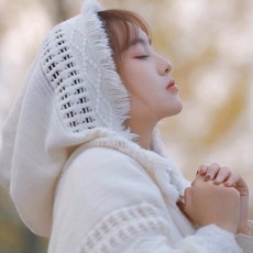 모리 스타일 보헤미안 태슬 스웨터 니트 초지 여행 망토 후드 스카프 다용도 여성 따뜻한 자카드 아우터