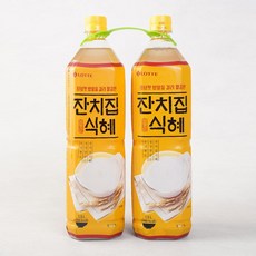 [메가마트]롯데칠성 잔치집식혜 1.5L*2입, 2개, 1.5L