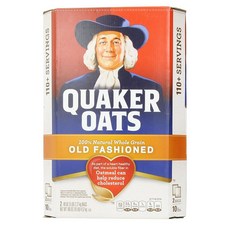 Quaker Old Fashioned Oatmeal 퀘이커 올드 패션 오트밀 2봉입 160oz(4.52kg), 1개