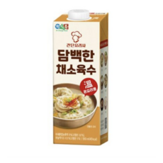 정식품 간단요리사 담백한 채소육수 [11/1 이후 순차출고상품], 6개, 950ml