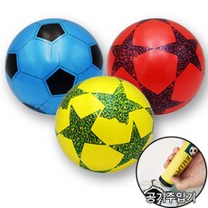 UB toy 축구탱탱볼 실내공놀이 에어, 3개, 랜덤