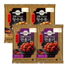 고메 바삭촉촉한 깐풍기 x2 + 바삭쫄깃한 탕수육 x2, 1세트, 450g