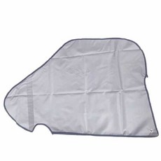 카라반 텅잭 커버 보호 트레일러 차양 후드 볼 덮개 헤드 방수, 실버 L 107x73mm, 1개