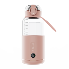 분유 포트 제조기 보온 USB 쉐이커 휴대용 보틀 워머, 파란색