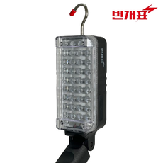 번개표 USB 충전식 LED작업등 각도조절 자석등 캠핑 야외 랜턴, 1개