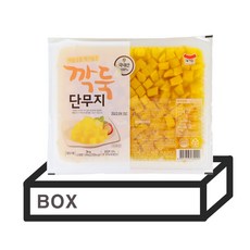 일가 깍둑단무지 3kg 4개 1박스 일가집, 1개