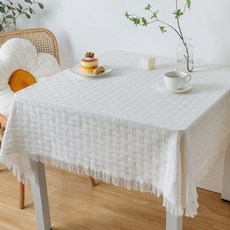 체크무늬식탁보