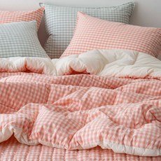 빈티지체크이불