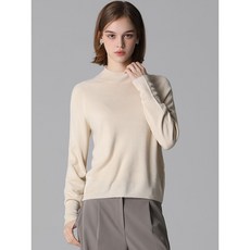 리스트 래글런 모크넥 니트 풀오버 택가격 118000원