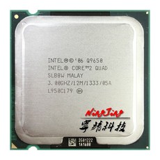 CPU 인텔 코어 2 쿼드 q9650 3.0GHz 쿼드 코어 쿼드 스레드 프로세서