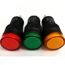 표시램프 AD16-16 LED 24V 220V 16파이, AD-16-24v빨강, 1개, 기타색