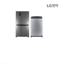 LG전자 양문형냉장고 600L+LG 통돌이 세탁기 18kg S631S32+T18DT