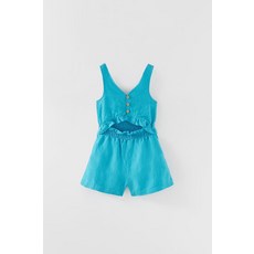 여아린넨점프수트