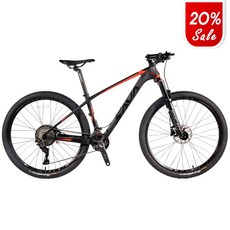 [사바자전거]SAVA TORCH6.1 사바토치6.1 데오레 12단 29인치 카본MTB자전거 100% 완조립, 블랙, 17