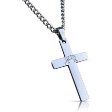 엘리트 운동기구 레슬링 크로스 펜던트 체인 목걸이 부착 스테인리스 스틸