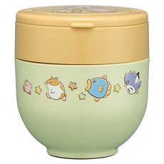 스케이터 향균 스텐 보온 반찬 용기 일체형 540ml LDNO6AG, 닌텐도, 1세트