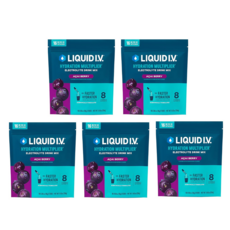 리퀴드이브 하이드레이션 멀티플라이어 전해질 드링크 믹스 아사이베리 Liquid I.V. Hydration Multiplier Acai Berry, 5개, 256g