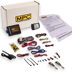 2013-2015 Acura RDX용 MPC 1버튼 확장 범위 원격 시작 키트 완성 - OEM 리모컨 사용 펌웨어 사전 로드, Gas - Push-to-Start, (2) 1-Button Remotes Range 150, 1개