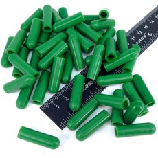 50피스 1/4" ID 고온 실리콘 고무끝 캡 - 파우더 코팅 도장 도금 블라스팅 방지